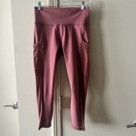 Fabletics PowerHold Pocket Legging / Pink / Medium - Picture 1 of 6